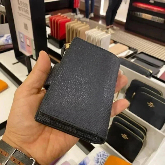 MEDIUM CORNER ZIP WALLET IM/MIDNIGHT - Picture 4 of 7